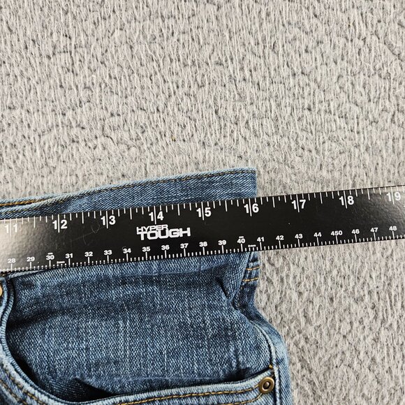 Timberland Pro Jeans Mens 32x34 Blue Straight Leg Workwear Heavy Denim - Picture 9 of 16